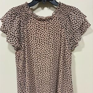 L Love short sleeve top medium